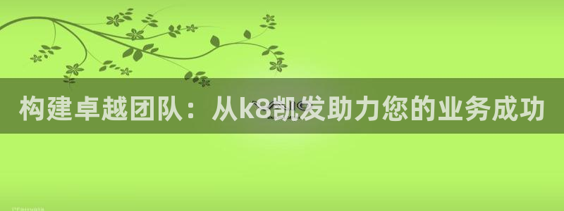 聚彩体育eon：构建卓越团队：从k8凯发助力您的业务成功