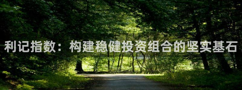 聚彩2平台注册：利记指数：构建稳健投资组合的坚实基石