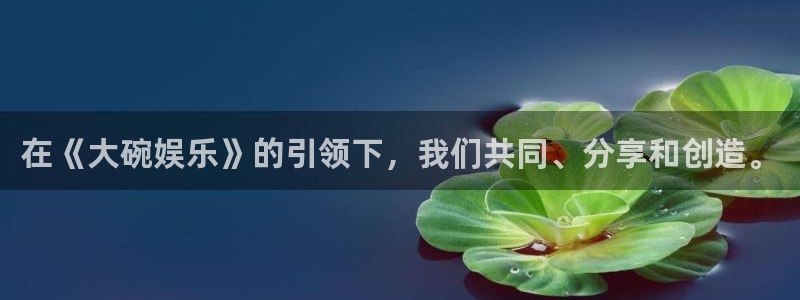 聚彩官网入口：在《大碗娱乐》的引领下，我们共同、分享和创造。